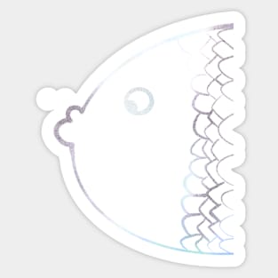 Colorful karp rainbow pink Sticker